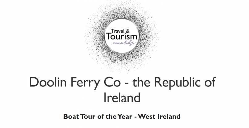 Aran Islands Ferry Boat Tour of the Year award 2021 from Doolin to Aran Islands