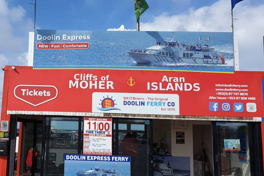 Doolin Ferry Ticket Office at Doolin Pier