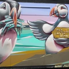 Huffin and Puffin mural