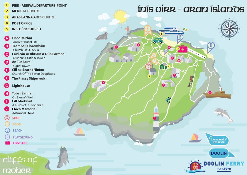 Inis Oirr Map